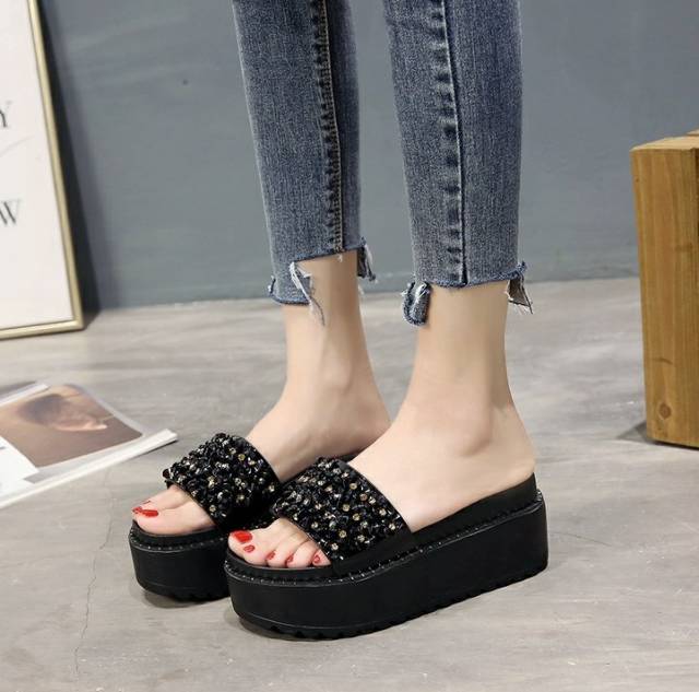 WEDGES SLIP ON KOREA#3119