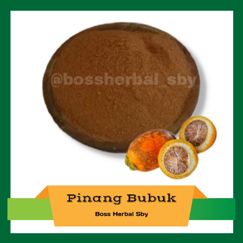 

Jamu Herbal Pinang Bubuk menambah stamina pria 250 Gr