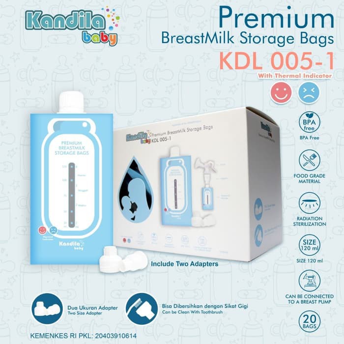 Kandila Baby Breastmilk Storage Bags  - Kantong Asi