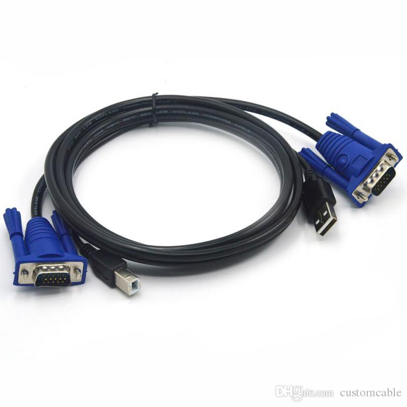 Kabel KVM Switch USB 1.5M High Quality