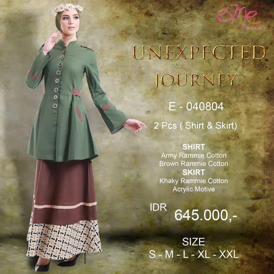 SALE ( BISA COD ) Gamis Esme E-040804