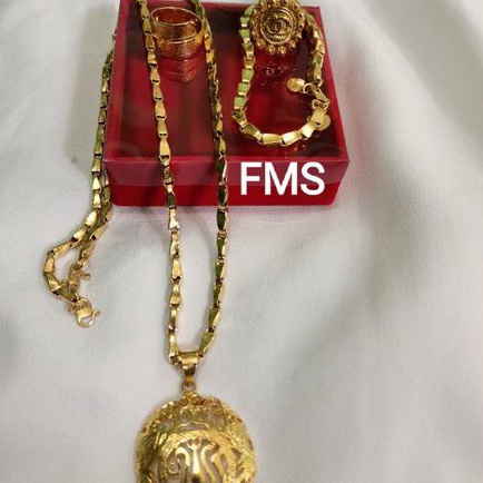 SET PERHIASAN LAPIS EMAS 24K