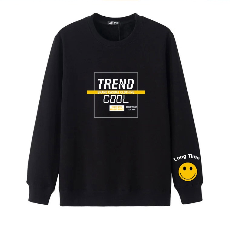 Lilipop.id Baju Trend Cool Pria Atasan Lengan Panjang Kaos Tshirt Basic long sleeve