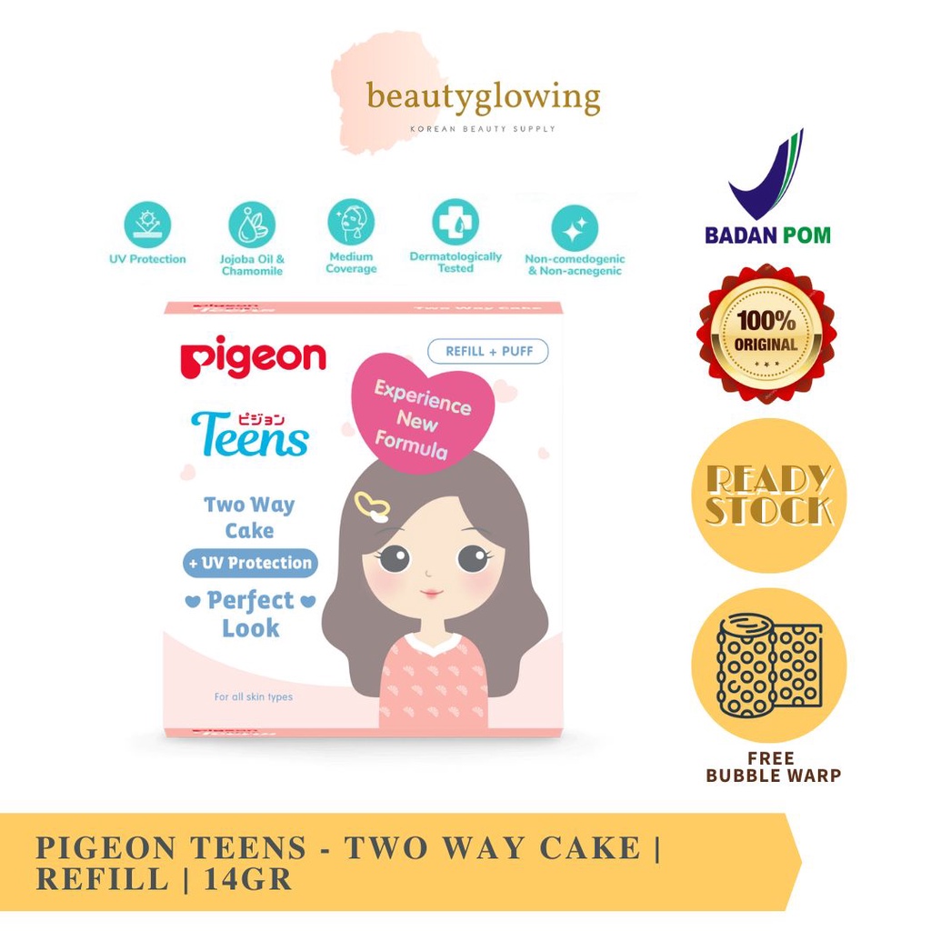 PIGEON Teens Two Way Cake  / refill 14Gr