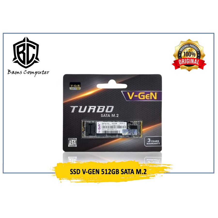 SSD V-GEN TURBO 512GB SATA M.2