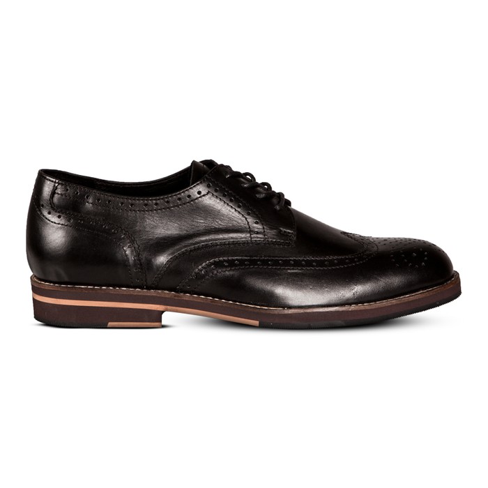 Blake Brogues Black - Nappa Milano - Sepatu Pria