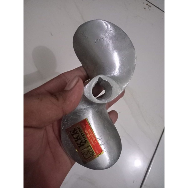 Baling Baling kipas perahu nelayan 3 PK as 3/4