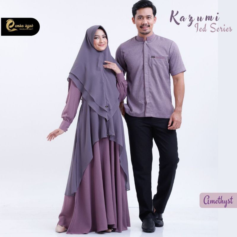 Set Gamis Kazumi Ied Series (Amethyst) | By Emka Hijab
