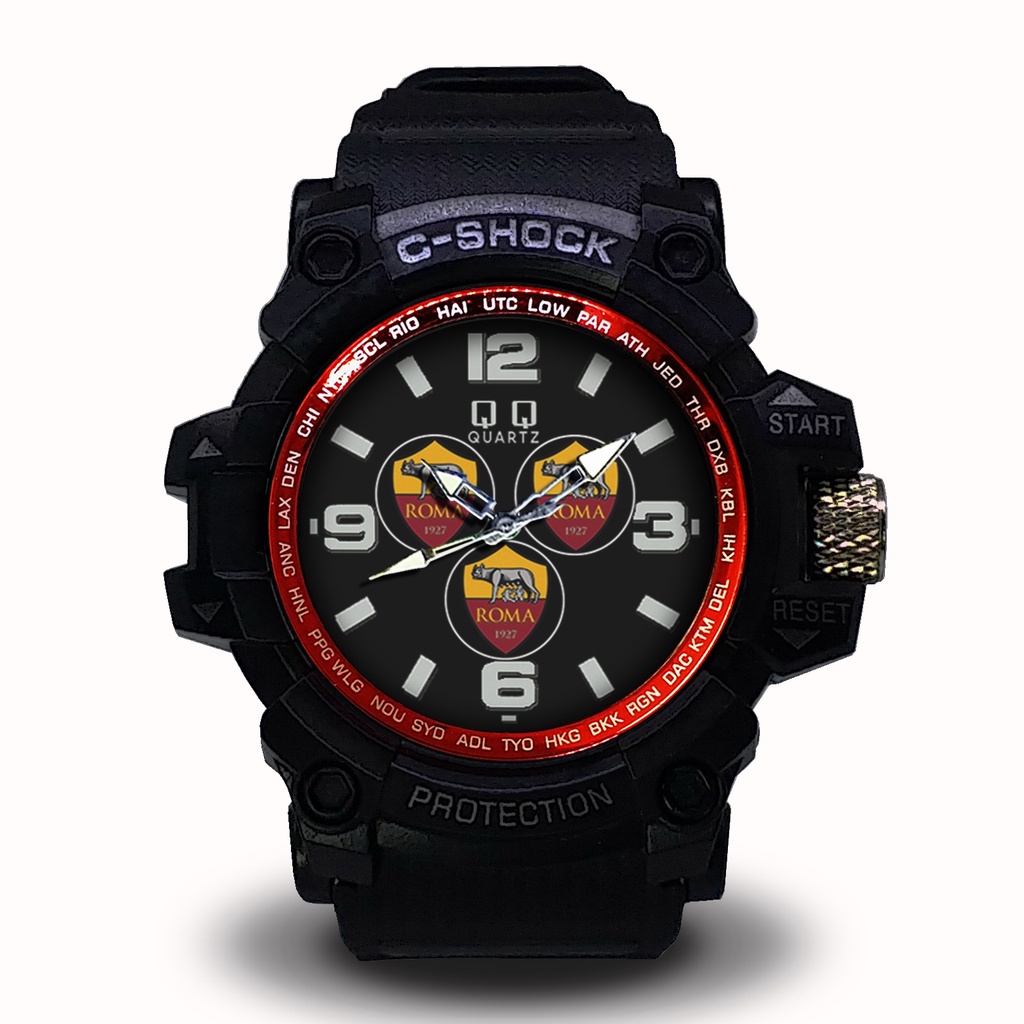 [GOKIL] JAM TANGAN AS ROMA SPORT OUTDOOR