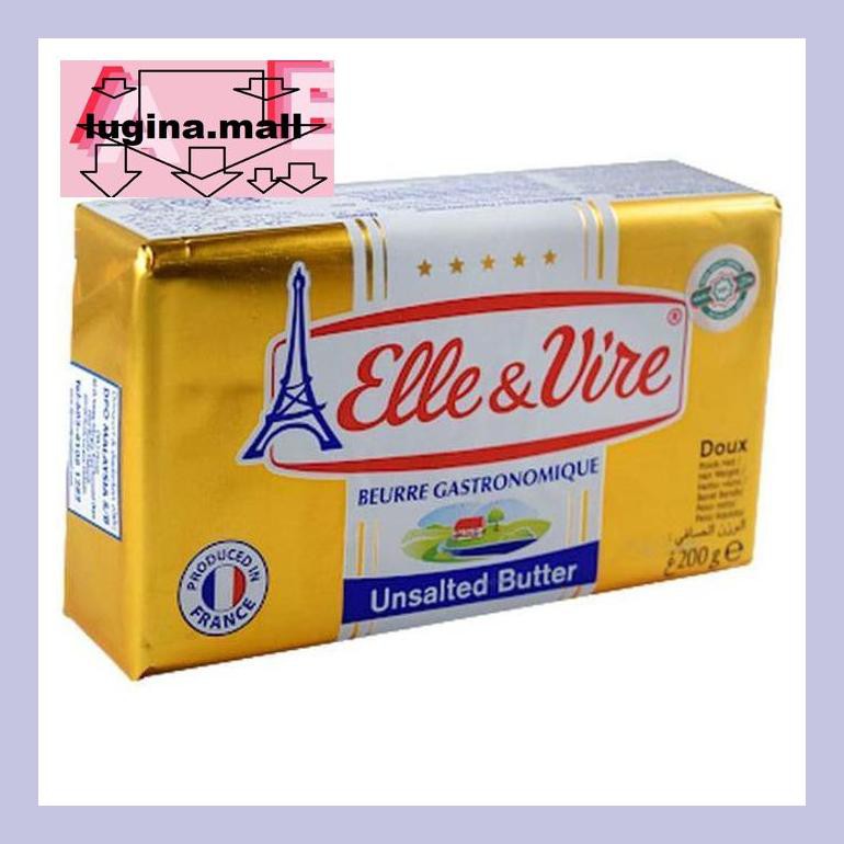 

Lugeypsum Butter Unsalted Elle & Vire 200Gr S30Luu