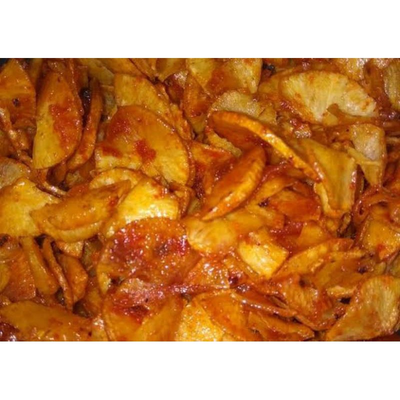

keripik singkong pedas manis 100 gram
