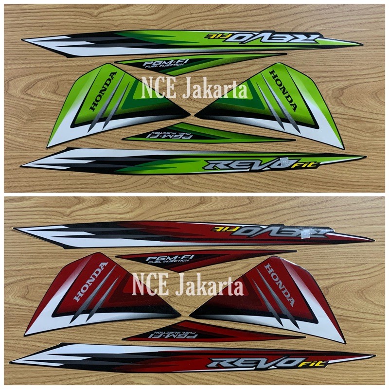 STIKER STRIPING REVO FIT FI 2014