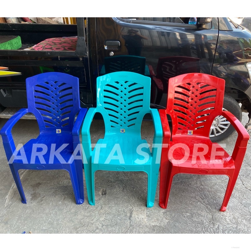 Kursi Teras Napolly BIG 809 | Kursi Taman Plastik | Bangku Plastik Modern | Kursi Santai napolly