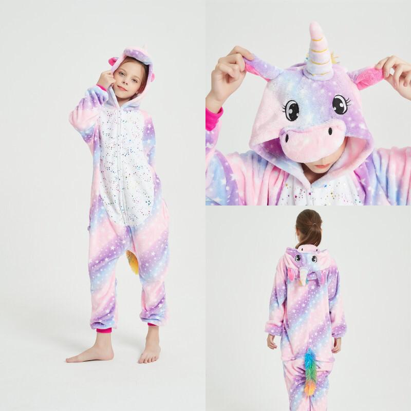 BAJU ONESIE KOSTUM UNICORN STAR BINTANG NEW KUDA PONY KIGURUMI PIYAMA ANAK PEREMPUAN IMPOR