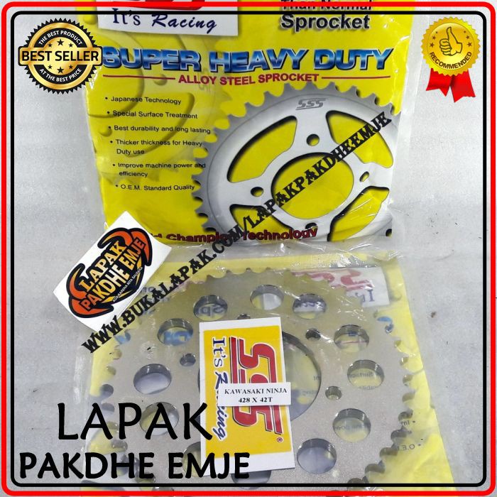 GER GEAR BELAKANG 428 42 NINJA R NINJA RR SSS ORIGINAL LAPAK PAKDHE EMJE