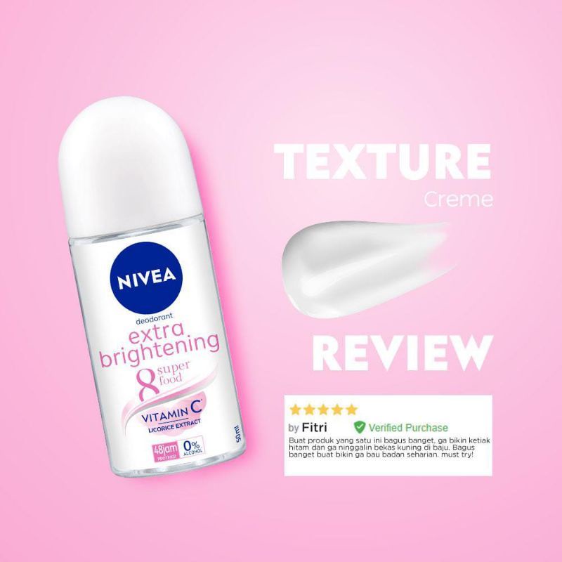 Nivea Deodorant Extra Brightening 25ml | 50ml