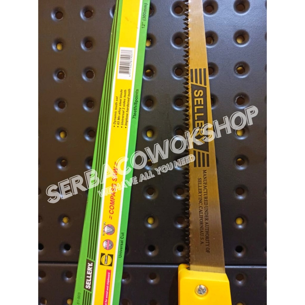 Sellery Gergaji Lancip 12 inch Gg Fiber Gergaji Triplek Compass Saw Termurah Berkualitas