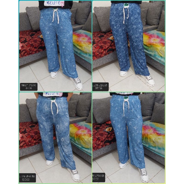 NEW CELANA KULOT IMPORT MOTIF JEANS/CELANA KULOT MURAH