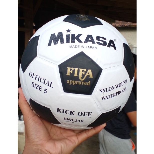 RB BOLA KAKI MIKASA HITAM PUTIH KLASIK BOLA ANAK-ANAK