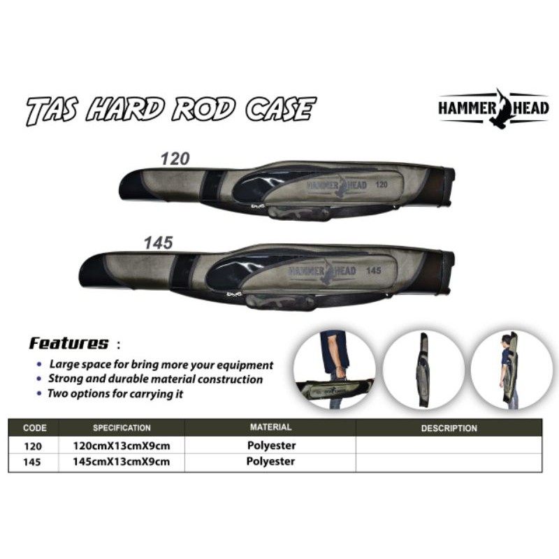 tas hard rod case hammerhead