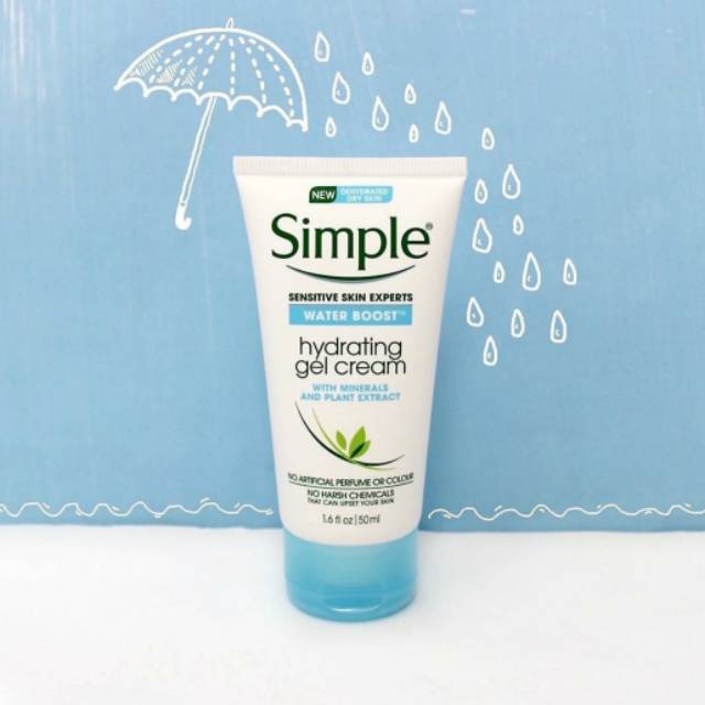 simple water boost hydrating gel cream moisturizer