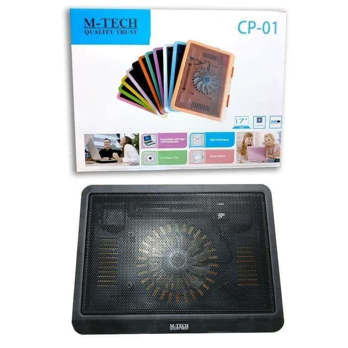 M-Tech CP 01 Notebook Cooling Pad Big Fan Black