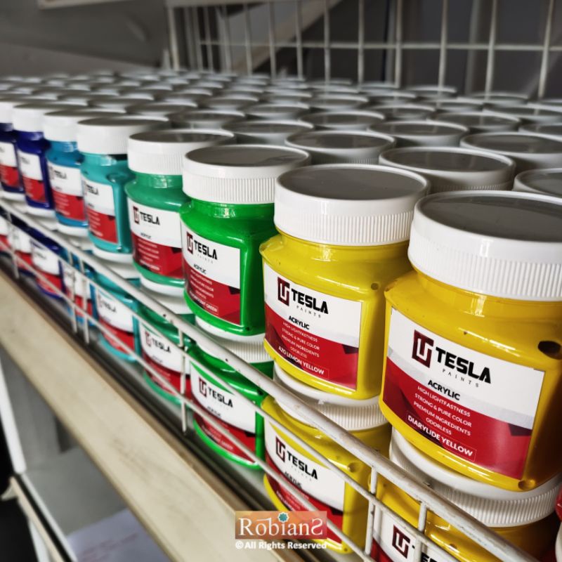

Cat Lukis Tesla Acrylic Paint 125 ml (Part 1) - Cat Acrylic Berkualitas untuk Kreasi Seni
