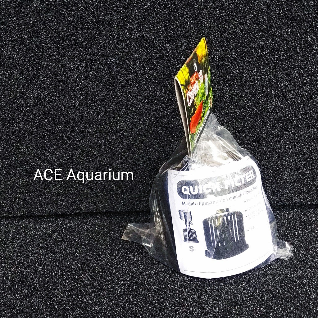 Filter Akuarium Bulat Quick Filter Aquarium Kecil Crown58 Filter