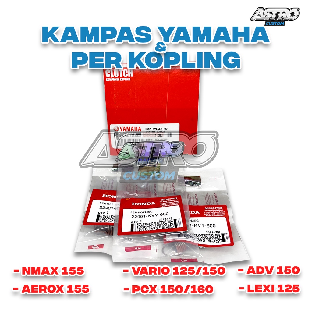 Kampas Ganda NMAX Original Plus Per kopling Per kampas Ganda Vario PCX Aerox Lexi Mio M3 SOUL GT 125