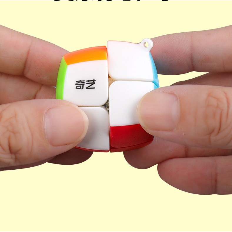 Gantungan Kunci Rubik 2x2 Mini Key Chain Qiyi - Rubik Gantungan Kunci