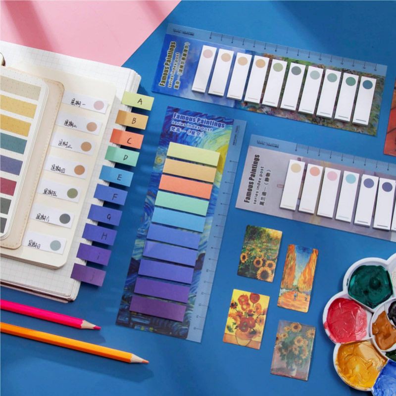 

Famous Painting Color Label Sticky Notes