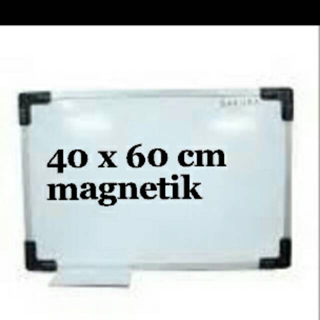 

White board / papan tulis magnetic 40x60cm