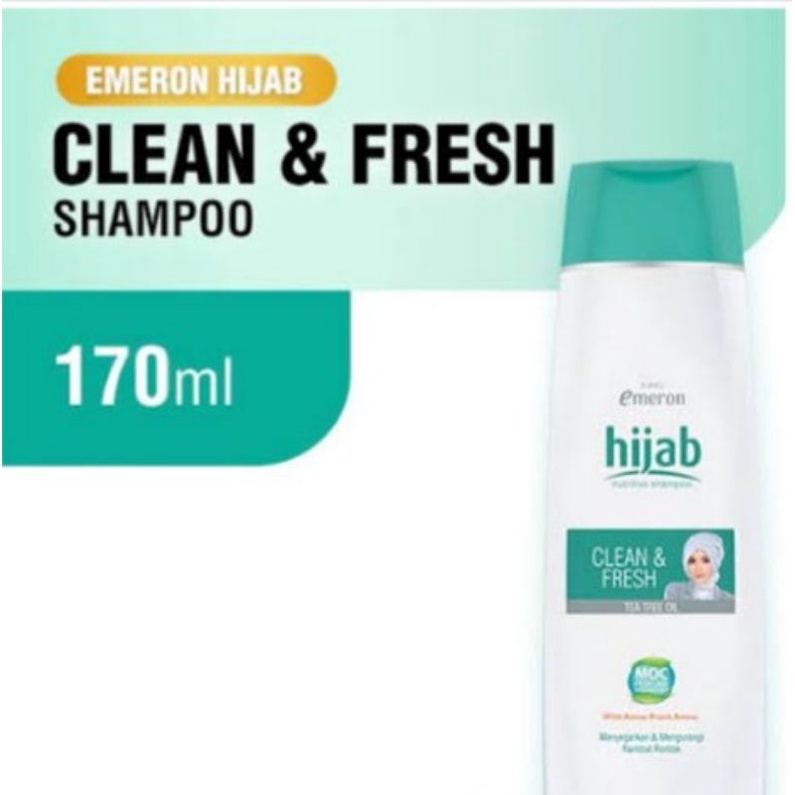 EMERON Shampoo Hijab Clean &amp; Fresh Botol 170 ml