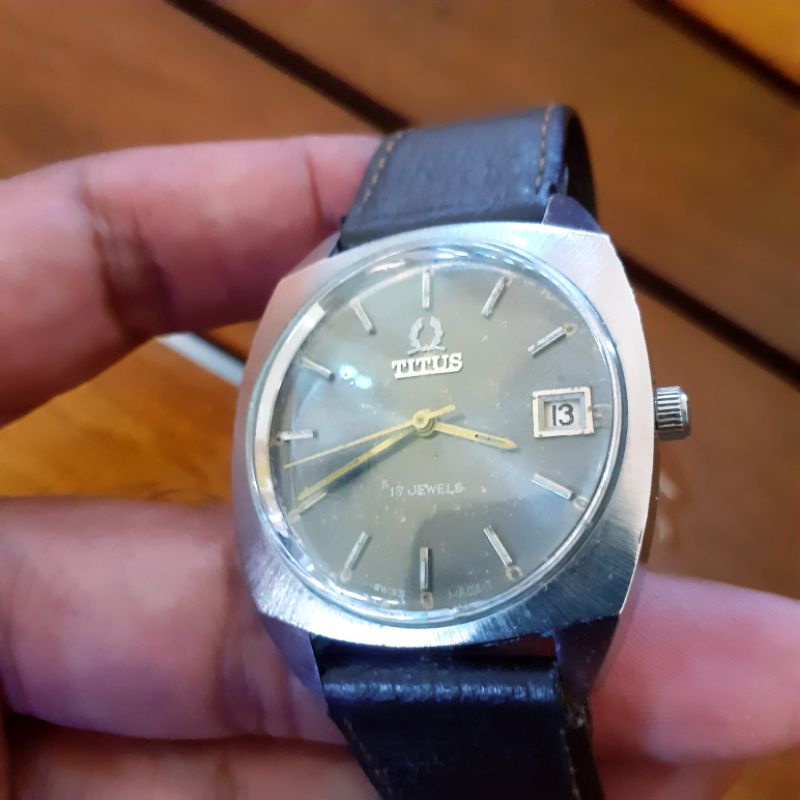 Titus 17 jewels Manual winding.(Second,Bekas,Vintage).