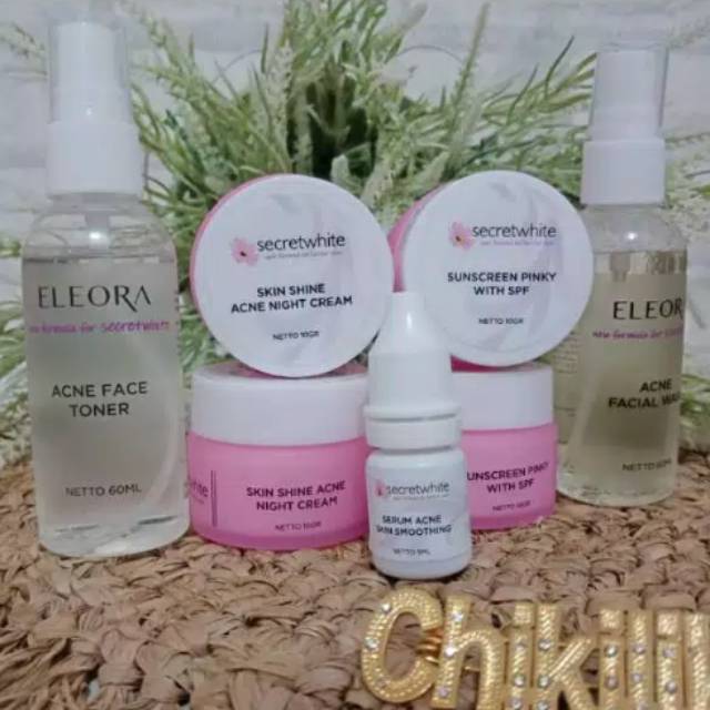 DIAMOND ACNE ELEORA SECRETWHITE ORIGINAL BPOM HALAL AMAN BUSUI BUMIL