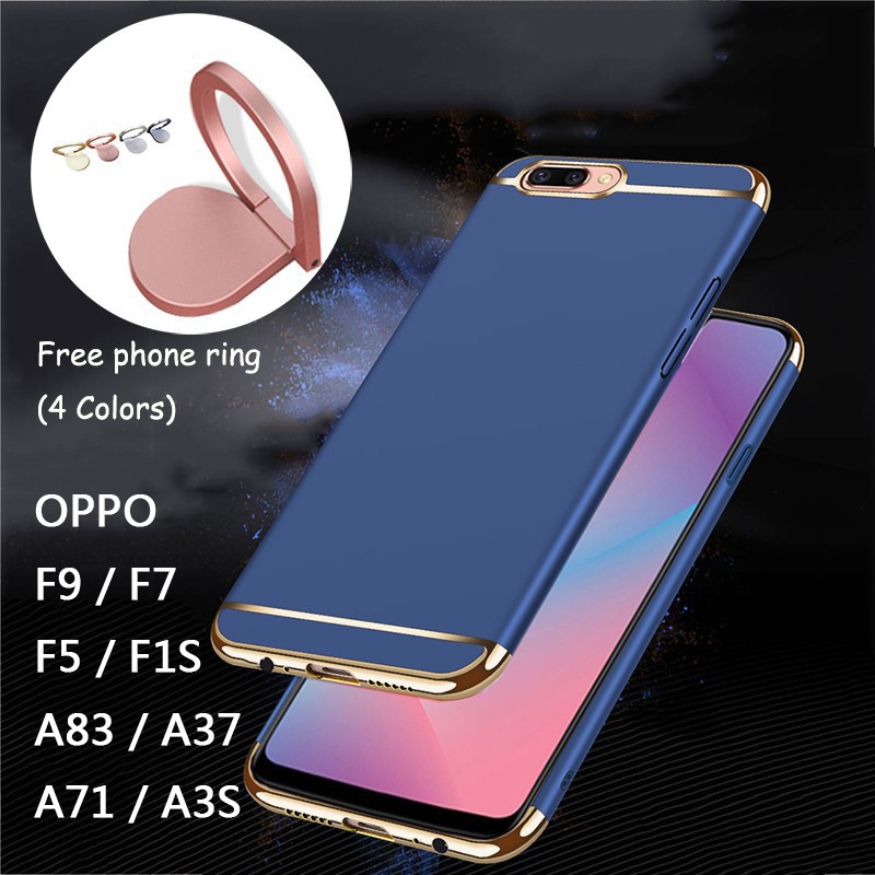 (Free one Phone ring )Case OPPO F9/A3S/F7/F5/F1S/A83/A71 