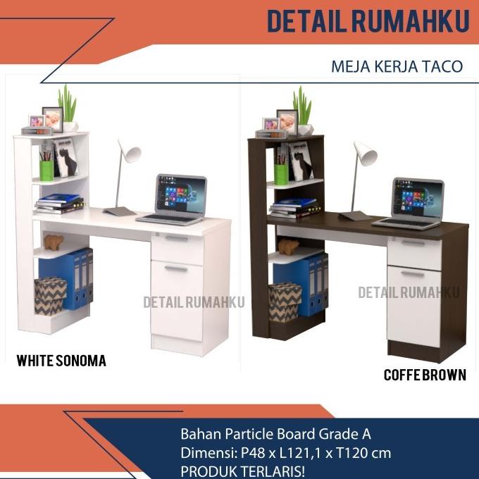 Meja Belajar Kerja Minimalis Mbb Mars Termurah Syafirastore2