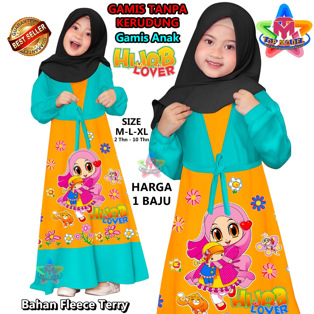 Gamis anak anak, Gamis anak Hijab Lovers, TM 00056 gamis anak trend, gamis anak termurah, gamis anak animasi