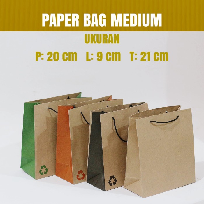 

PROMO PAPER BAG MEDIUM - Hitam