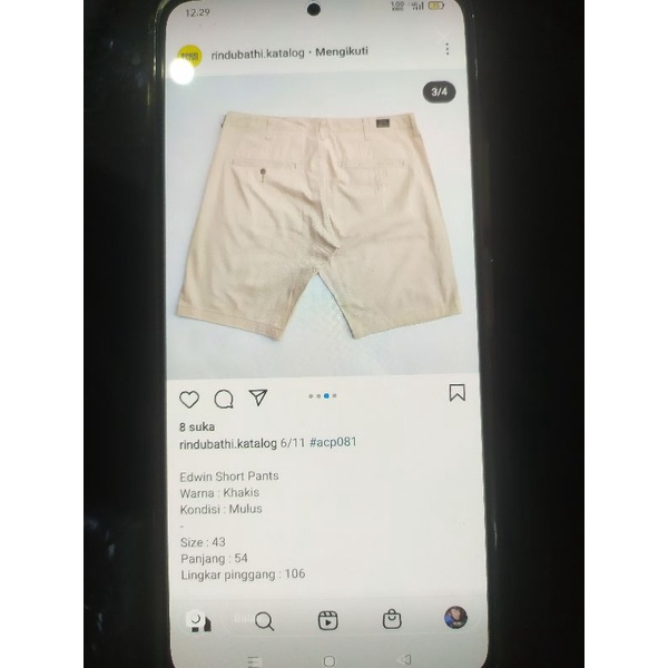 short pants edwin