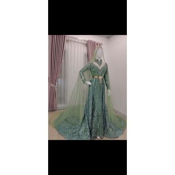 SLIM JUBAH EKOR HIJAU WARDAH