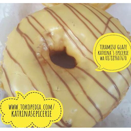 

ENAK tiramisu glaze regular - donat glaze TERLEZAT