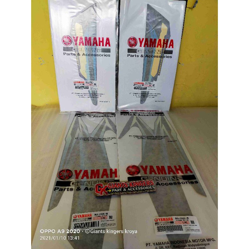 STRIPING LIST STIKER RX KING 2005 BIRU SET ORIGINAL YGP