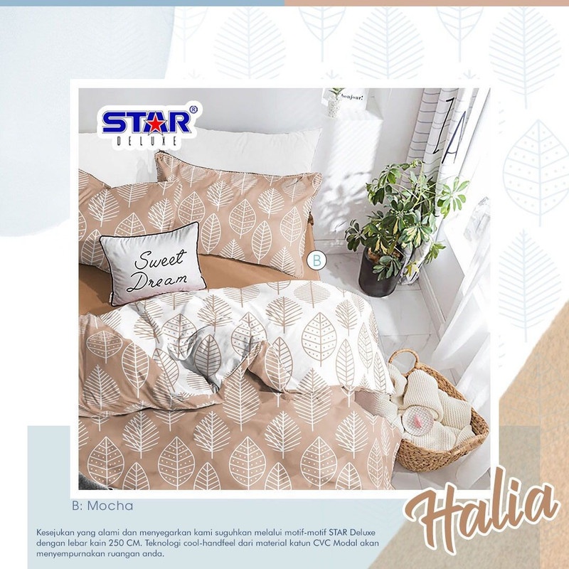 Sprei STAR Halia Coklat