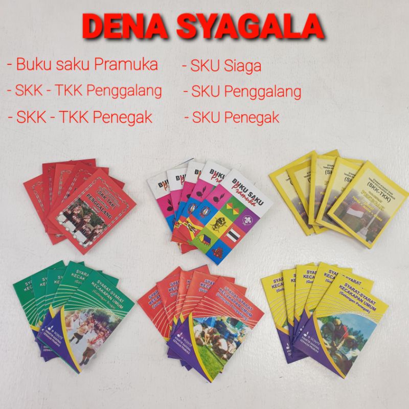 

Perlengkapan/Peralatan Pramuka Buku Saku SKU SKK-TKK