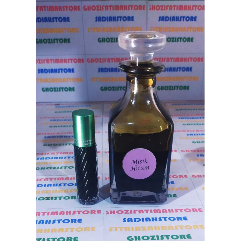 misik hitam ambar 44 non al kohol halal botol beling 10mili