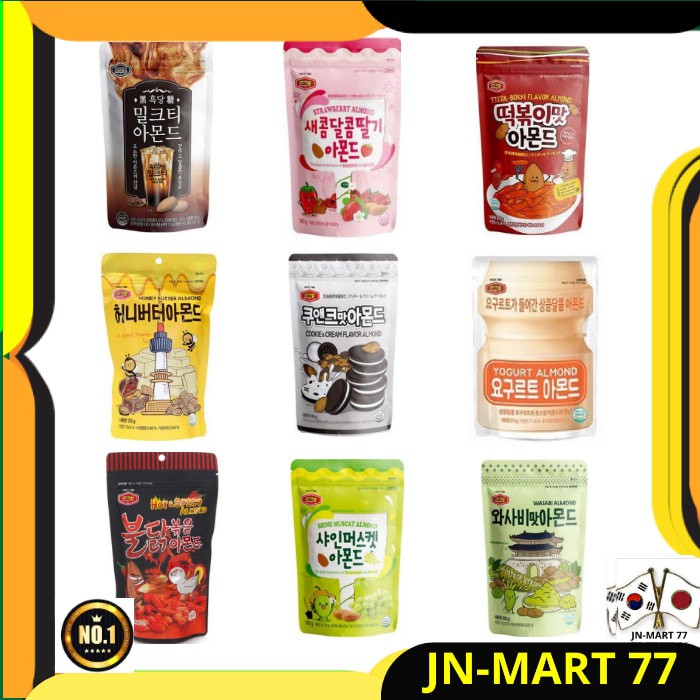 

KOREAN FOOD/SNACK KOREA MB ALMOND 200 G IMPORT-KACANG ALMOND KOREA ORI