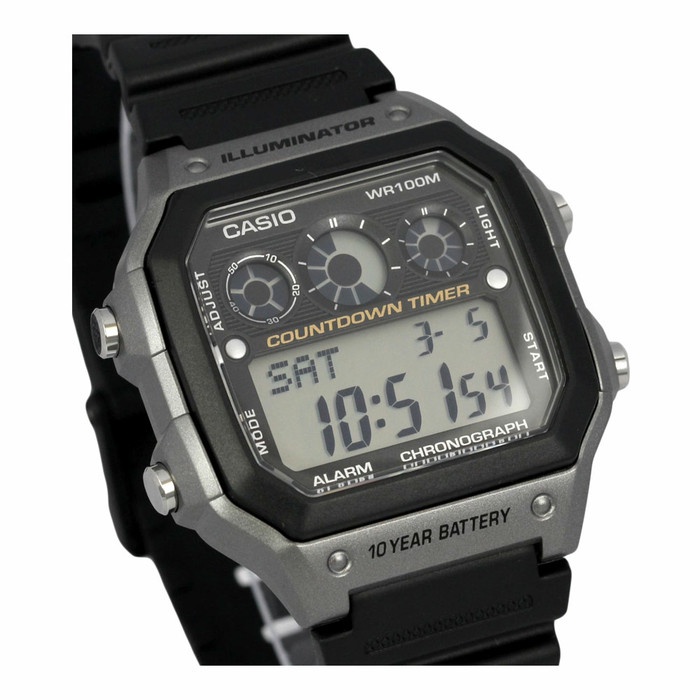 JAM TANGAN CASIO AE-1300WH-8AVD / AE1300WH ORIGINAL & BERGARANSI