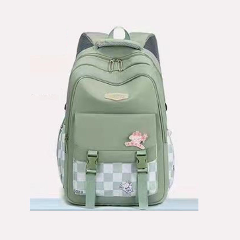 TS STORE-Tas Ransel Anak Perempuan Bisa Cowok Motif Kotak Tas Ransel Sekolah TK SD SMP Kekinian