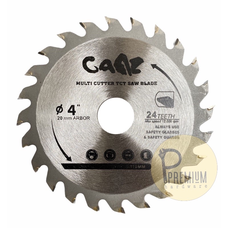 CIRCULAR SAW BLADE 4"x24T MATA GERGAJI BULAT PISAU SERKEL KAYU MURAH